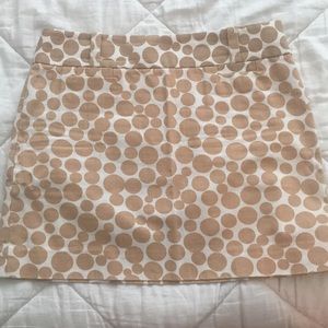 J Crew polka dot skirt